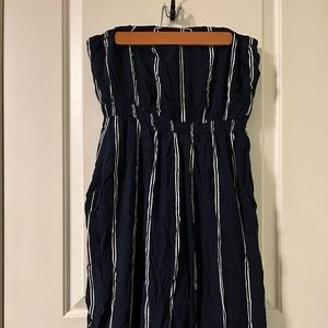 Anthropologie Striped Jumpsuit (size L)